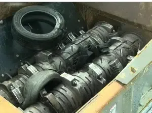 mobile tire shredder for sale
